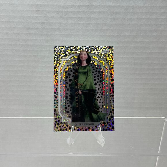 Disney Topps Chrome 2024 Queen Elinor Black and White Speckle /101 - Picture 4 of 7